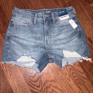 Old Navy Women's Distressed Blue Jean Shorts